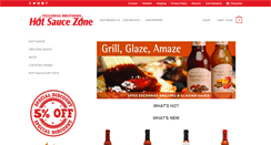 Desktop Screenshot of hotsaucezone.com